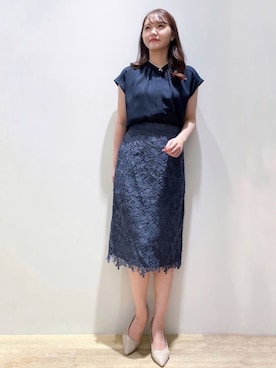 index スタッフさん（レディース・160cm）の夏コーディネート