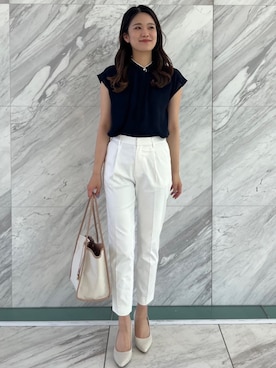 index スタッフさん（レディース・165cm）の春コーディネート