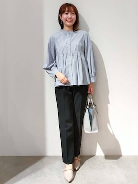 index スタッフさん（レディース・157cm）の秋コーディネート