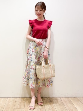 index スタッフさん(レディース・157cm)の夏コーディネート