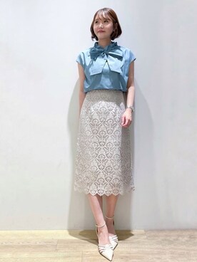 index スタッフさん（レディース・160cm）の夏コーディネート