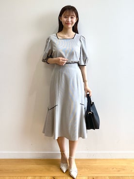 index スタッフさん（レディース・158cm）の春コーディネート