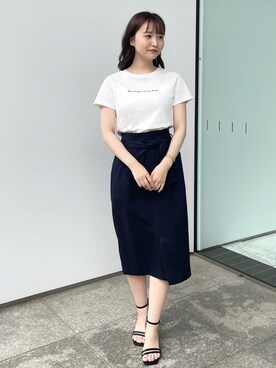 index スタッフさん（レディース・158cm）の春コーディネート