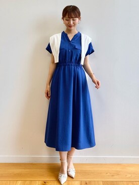 index スタッフさん（レディース・158cm）の夏コーディネート