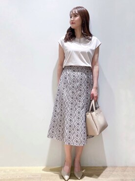 index スタッフさん（レディース・160cm）の夏コーディネート