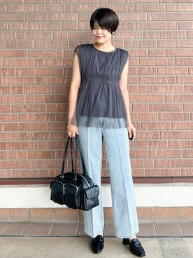 index スタッフさん(レディース・161cm)の夏コーディネート