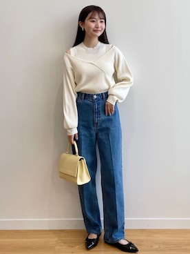 index スタッフさん(レディース・158cm)の春コーディネート