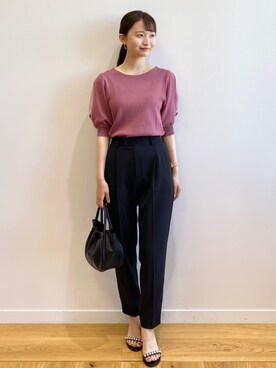 index スタッフさん(レディース・158cm)の春コーディネート