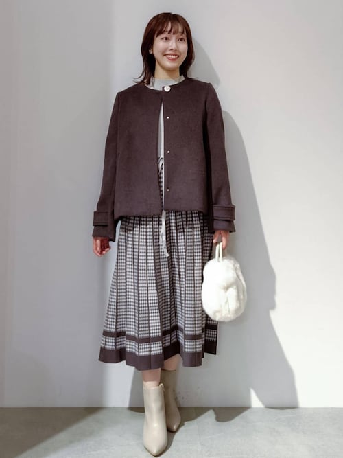 ノーカラーショートコート（ノーカラーコート）｜index（インデックス