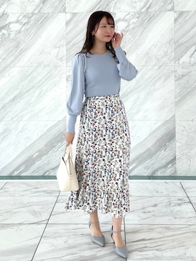 index スタッフさん（レディース・158cm）の冬コーディネート