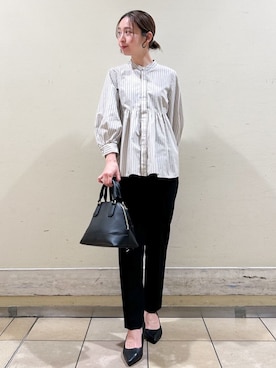 index スタッフさん（レディース・157cm）の春コーディネート