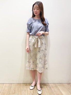 index スタッフさん(レディース・157cm)の春コーディネート