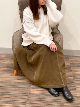 AI.さん（レディース・155cm）の冬コーディネート