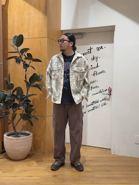 「BAYFLOW（ベイフロー）のアイテム」を使った、tagamitakatoさん（メンズ・183cm）の秋コーディネート