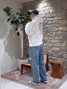 「HEREIAM（ヘレイアム）のアイテム」を使った、tagamitakatoさん（メンズ・183cm）の冬コーディネート