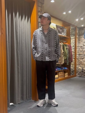 「BAYFLOW」｜「アイテム（その他アウター）」を使った、tagamitakatoさん（メンズ・183cm）の冬コーディネート