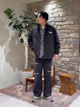 「BAYFLOW（ベイフロー）のアイテム（ブルゾン）」を使った、tagamitakatoさん（メンズ・183cm）の冬コーディネート