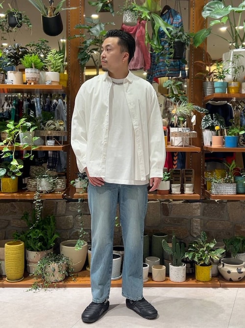 さき♫ セール】[セットアップ可]テーパードデニムパンツ（デニムパンツ