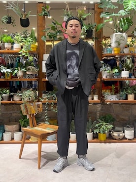 「BAYFLOW（ベイフロー）のアイテム（テーラードジャケット）」を使った、tagamitakatoさん（メンズ・183cm）の秋コーディネート