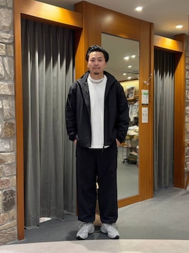 「BAYFLOW（ベイフロー）のアイテム（ブルゾン）」を使った、tagamitakatoさん（メンズ・183cm）の秋コーディネート