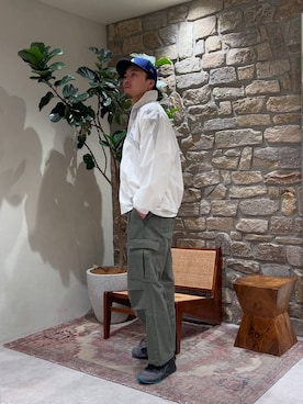 「Reebok（リーボック）のアイテム（ブルゾン）」を使った、tagamitakatoさん（メンズ・183cm）の冬コーディネート