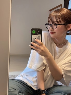 「ADER error（アーダーエラー）のアイテム（腕時計）」を使った、amiさん（レディース・157cm）の夏コーディネート