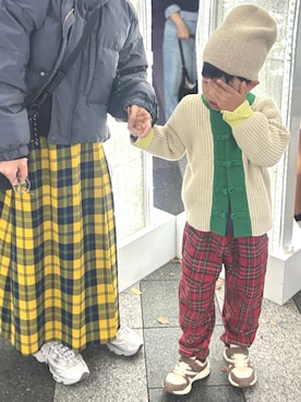 「アイテム（トップス）」を使った、nohana＊＊＊kent さん（キッズ・110cm）の秋コーディネート