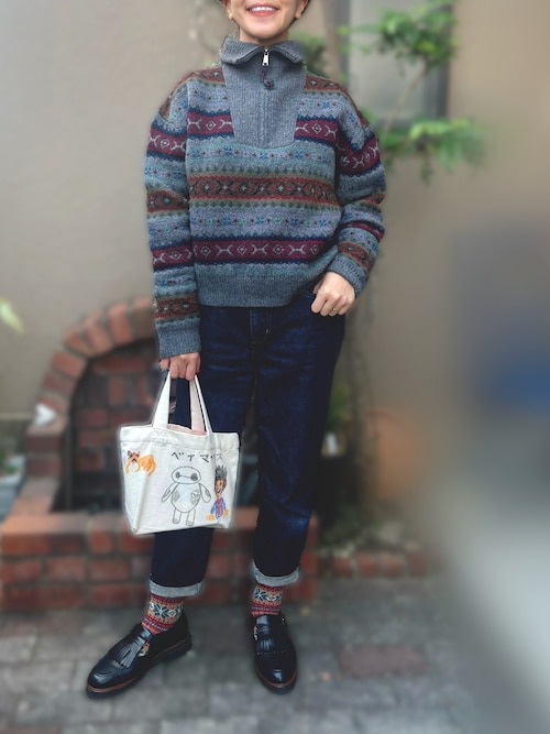POLO RALPH LAUREN フェア アイル ウール ハーフジップ POLO RALPH LAUREN（ポロ ラルフ ローレン）の「フェア アイル