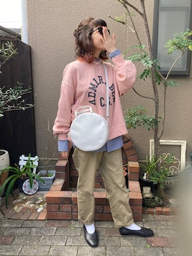 「PLAIN PEOPLE（プレインピープル）のアイテム（スリッポン）」を使った、nohana＊＊＊kent さん（レディース・159cm）の春コーディネート