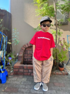 「アイテム（スリッポン）」を使った、nohana＊＊＊kent さん（キッズ・110cm）の夏コーディネート