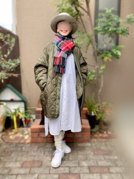 「アイテム（モッズコート）」を使った、nohana＊＊＊kent さん（レディース・159cm）の冬コーディネート