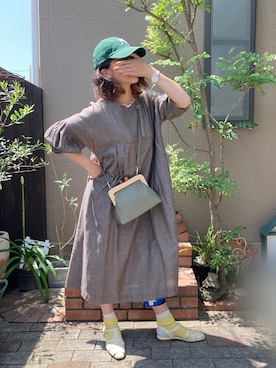 「apres（アプレ）のアイテム」を使った、nohana＊＊＊kent さん（レディース・159cm）の夏コーディネート