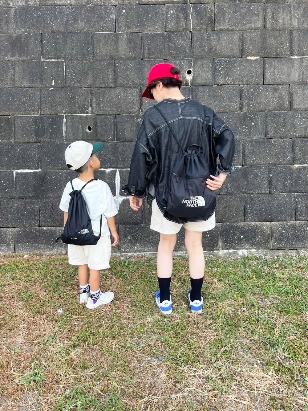 the north face ノースフェイス キッズ セット 親子コーデ