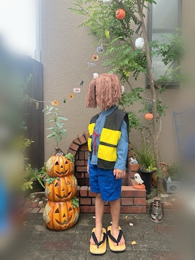 「アイテム（雑貨/ホビー）」を使った、nohana＊＊＊kent さん（キッズ・110cm）の秋コーディネート