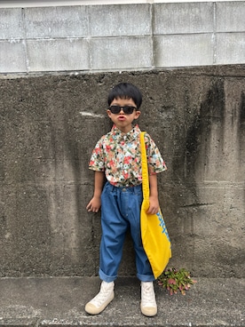 「BRANSHES（ブランシェス）のアイテム」を使った、nohana＊＊＊kent さん（キッズ・110cm）の秋コーディネート