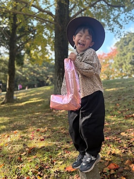 「アイテム（シャツ/ブラウス）」を使った、nohana＊＊＊kent さん（キッズ・110cm）の冬コーディネート