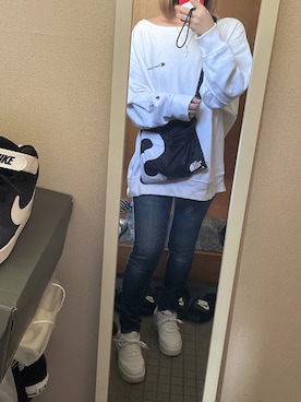 「Supreme x The North Face」｜♥Lay♥さん（レディース・157cm）の秋コーディネート