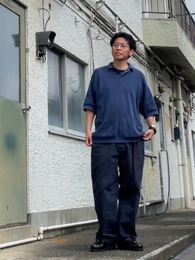 「GAP（ギャップ）のアイテム（パンツ）」を使った、クロ🐑さん（メンズ・168cm）の夏コーディネート