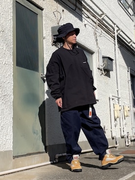 クロ🐑さん（メンズ・168cm）の秋コーディネート