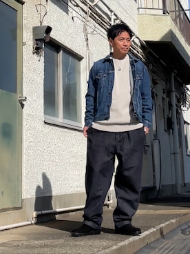 クロ🐑さん（メンズ・168cm）の春コーディネート