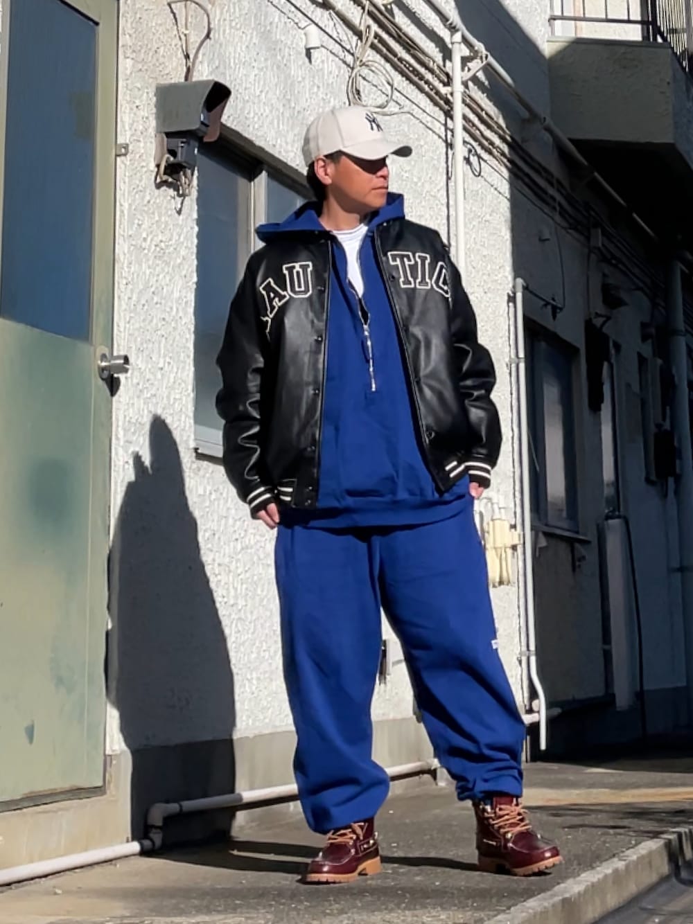 CAHLUMN/カウラム Heavy Weight Jersey 3/4-Zip Hoodie