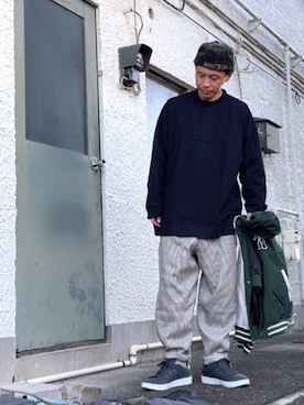 クロ🐑さん（メンズ・168cm）の秋コーディネート