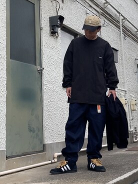 クロ🐑さん（メンズ・168cm）の春コーディネート