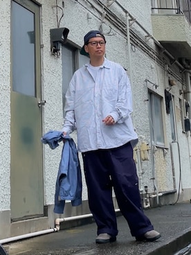 「Reebok（リーボック）のアイテム」を使った、クロ🐑さん（メンズ・168cm）の秋コーディネート