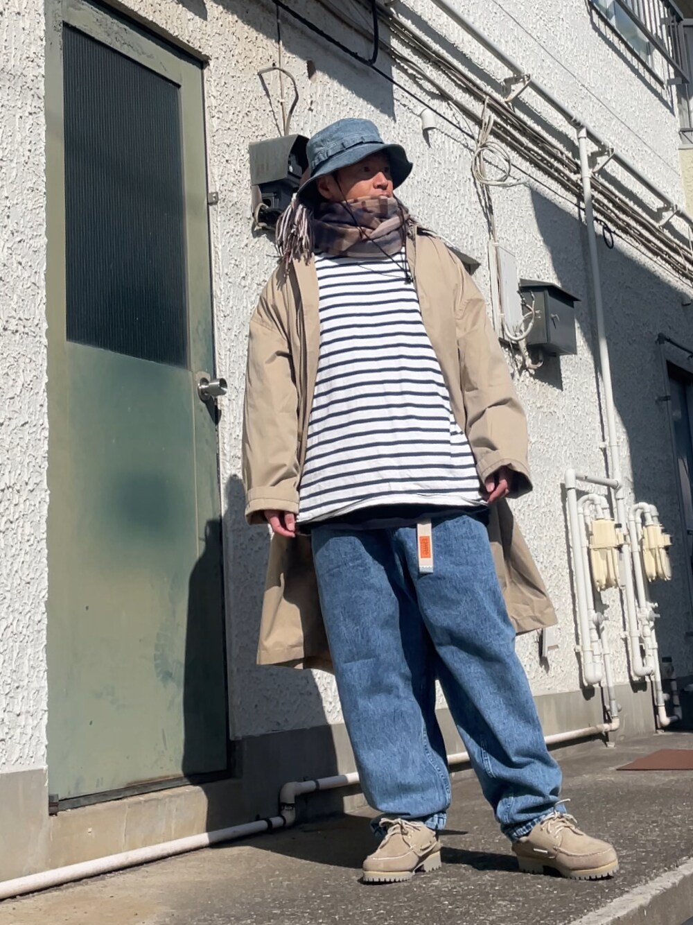 SHIPS ステンカラーコート コート SHIPS: ナイロン シルク
