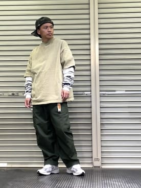 クロ🐑さん（メンズ・168cm）の春コーディネート