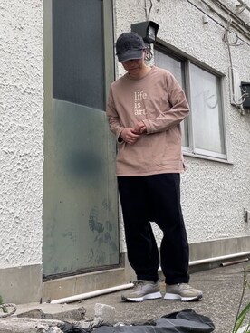 クロ🐑さん（メンズ・168cm）の春コーディネート