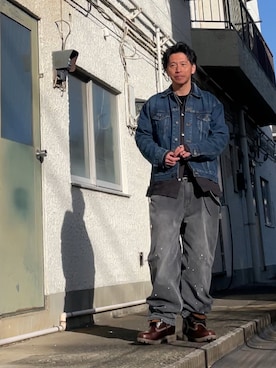 クロ🐑さん(メンズ・168cm)の冬コーディネート