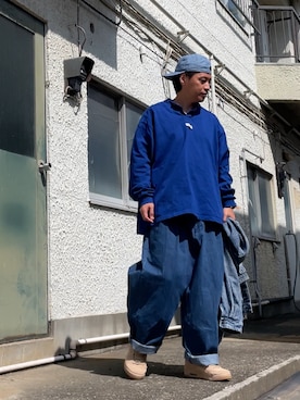 クロ🐑さん（メンズ・168cm）の春コーディネート