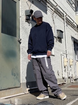 クロ🐑さん（メンズ・168cm）の秋コーディネート